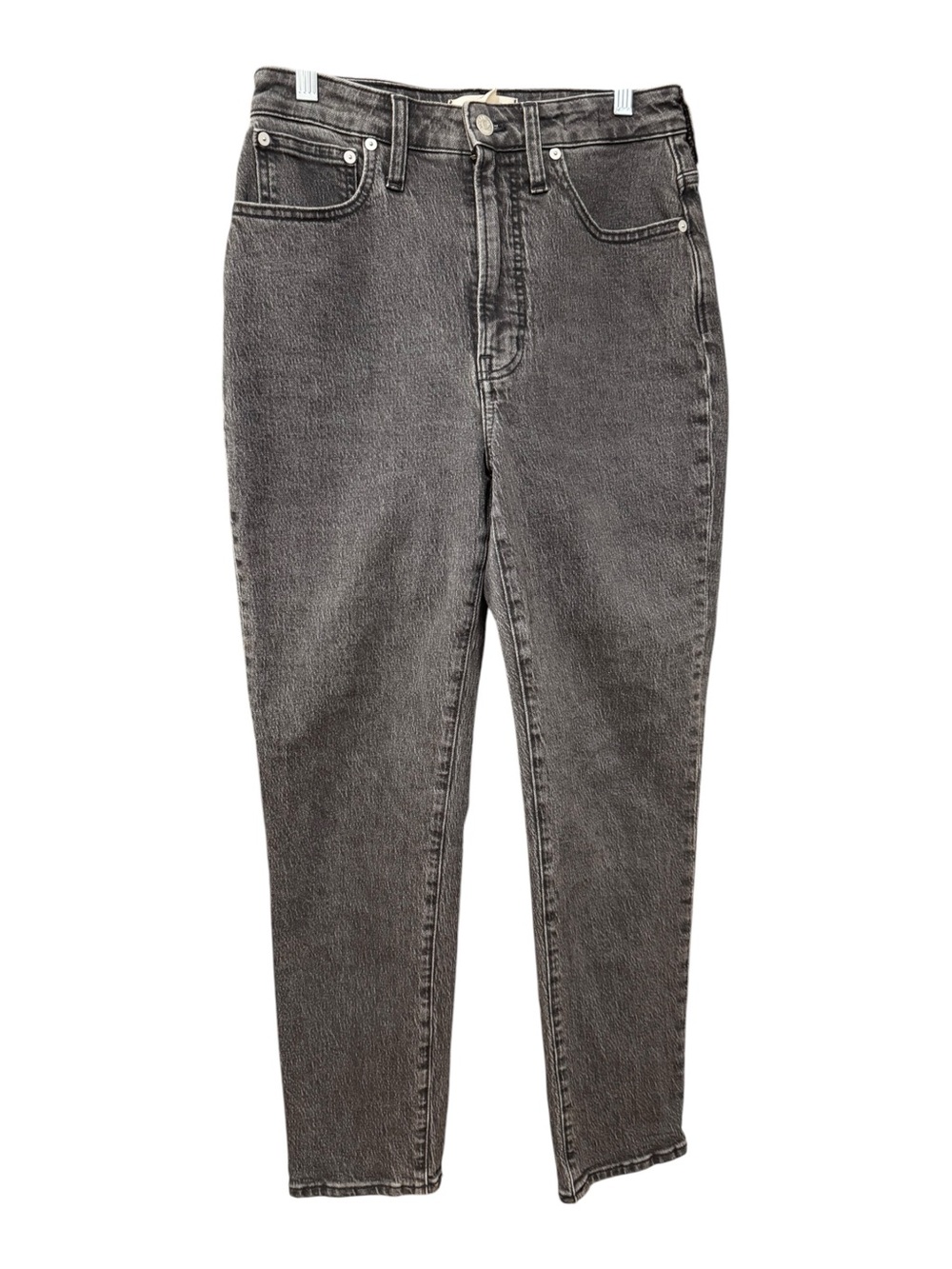 Madewell The Curvy Perfect Vintage Jean Wash Faded Black Charcoal Denim Size 27